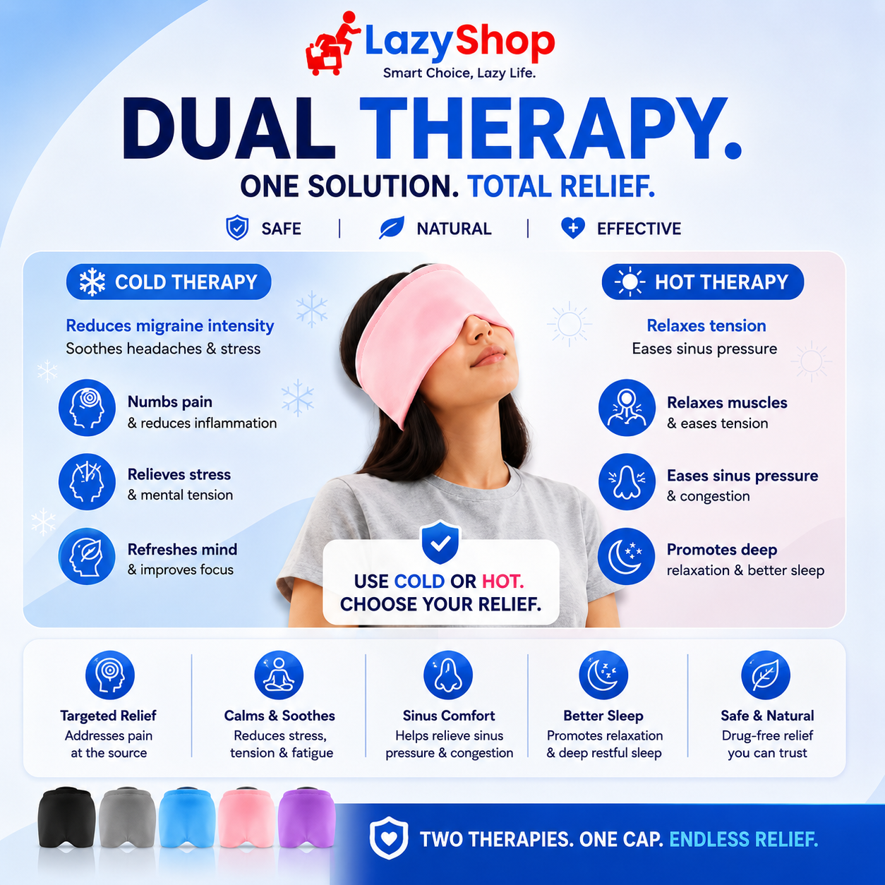 Migraine Relief Cap