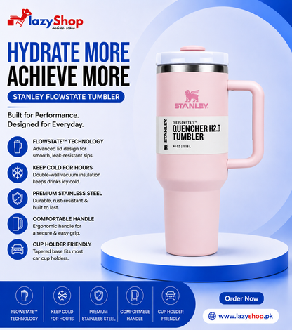Stanley Tumbler (Light Pink Color)