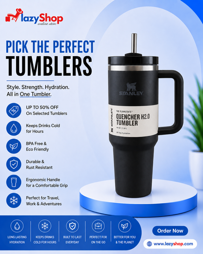 Stanley Tumbler (Black Color)