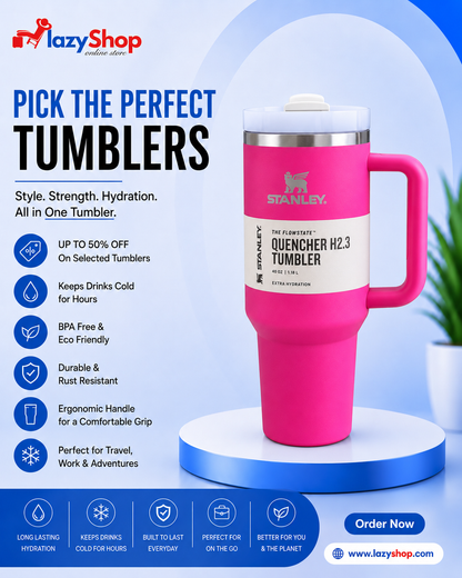 Stanley Tumbler (Pink Color)