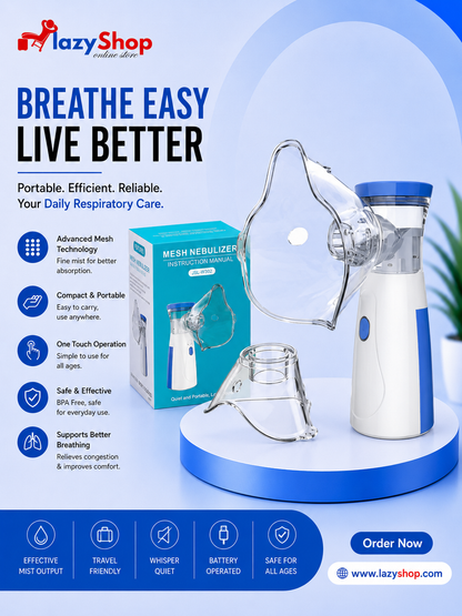 Rechargeable Portable Nebulizer