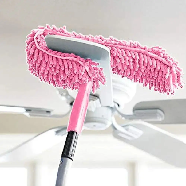Cleaning Microfiber Duster Flexible Brush Easy Cleaning (Random Color)
