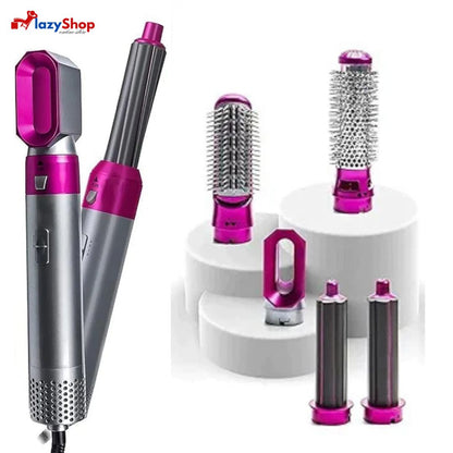 5 in 1 Hot Air Styler Hair Comb Multifunctional Styling Tool Set