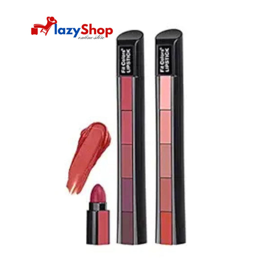 Fabulous Matte Shades 5 Lipstick in 1