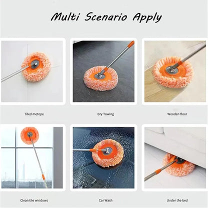 360° Rotatable Sun Flower Adjustable Cleaning Mop