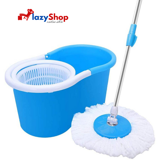Plastic Spin Microfiber Mop with Easy 2 Refills