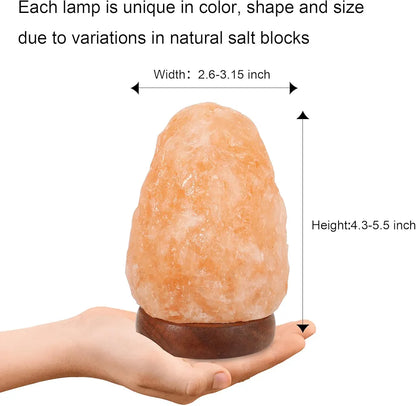 USB Himalayan Salt Lamp with 7 Colors Changing