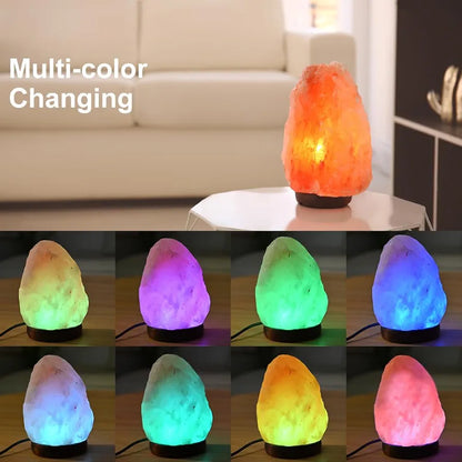 USB Himalayan Salt Lamp with 7 Colors Changing