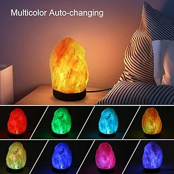 USB Himalayan Salt Lamp with 7 Colors Changing