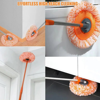 360° Rotatable Sun Flower Adjustable Cleaning Mop